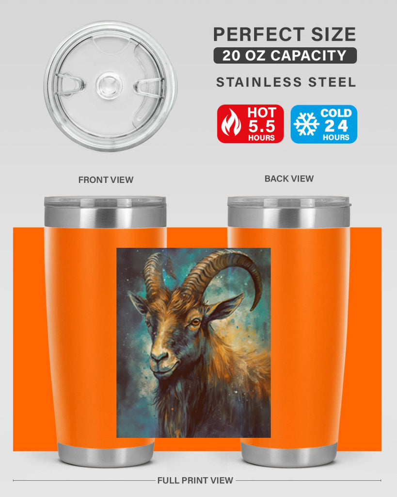 Capricorn 37#- zodiac- Tumbler