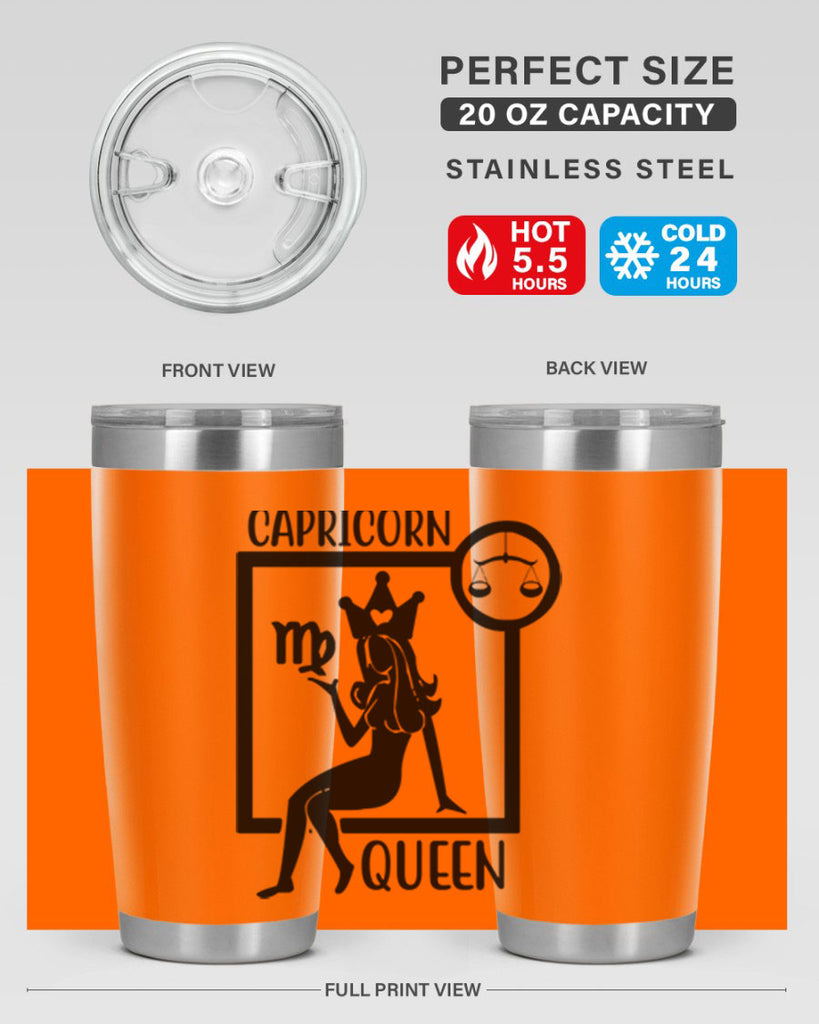 Capricorn queen 194#- zodiac- Tumbler