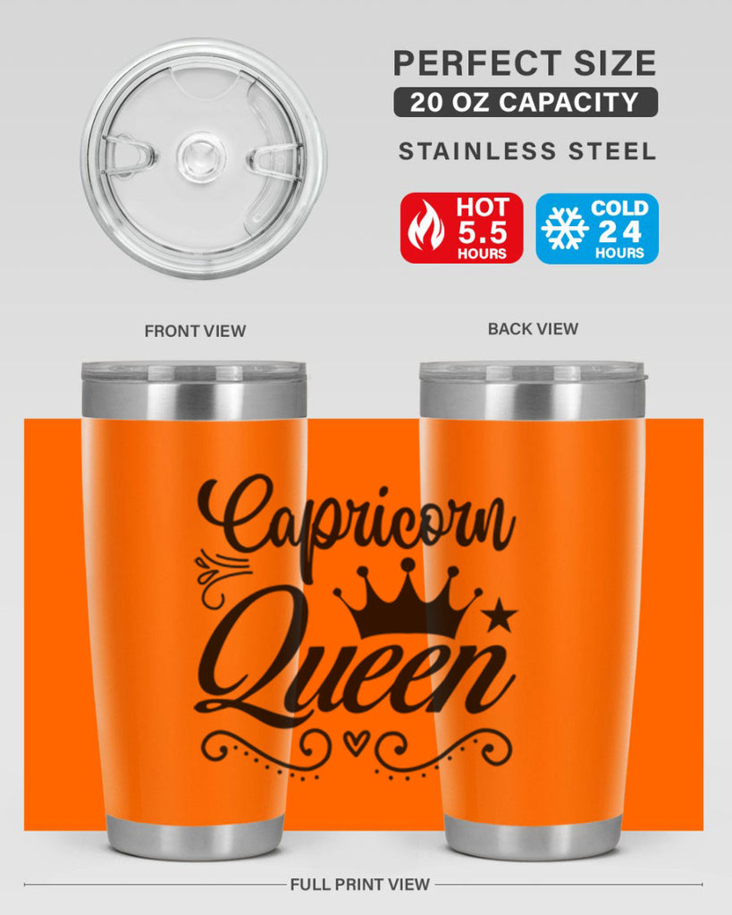 Capricorn queen 196#- zodiac- Tumbler