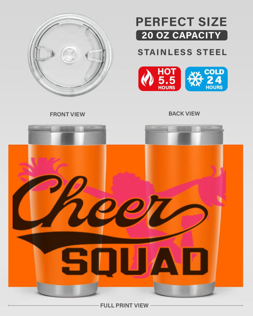 Cheer squad 1380#- cheer- Tumbler
