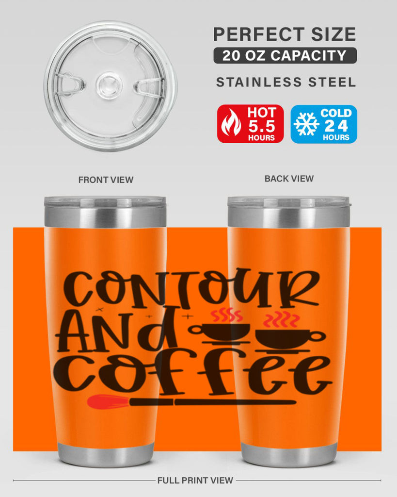 Contour And Coffee Style 242#- make up- Tumbler