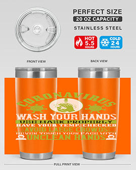 Coronavirus Wash Your Hands Use Style 1#- corona virus- Tumbler