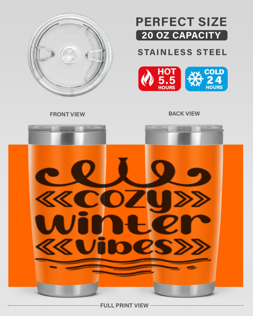 Cozy Winter Vibes 80#- winter- Tumbler