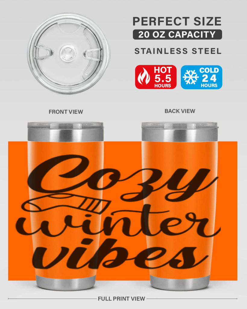 Cozy Winter Vibes 82#- winter- Tumbler