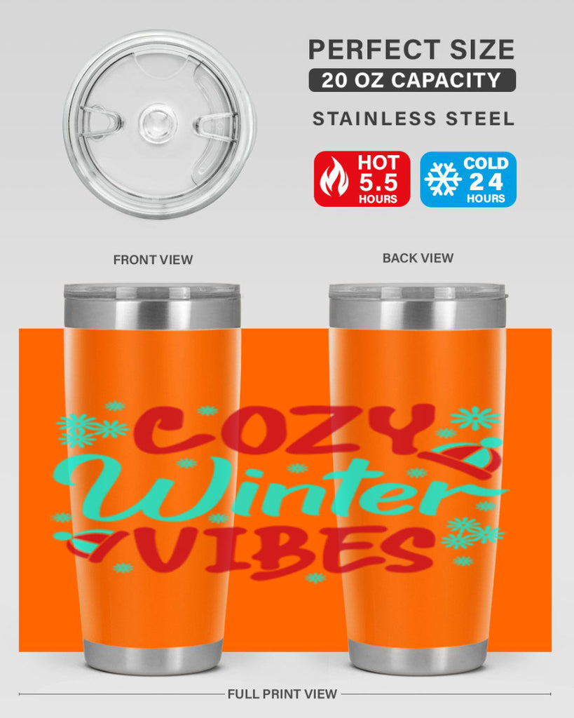 Cozy Winter Vibes Winter 83#- winter- Tumbler