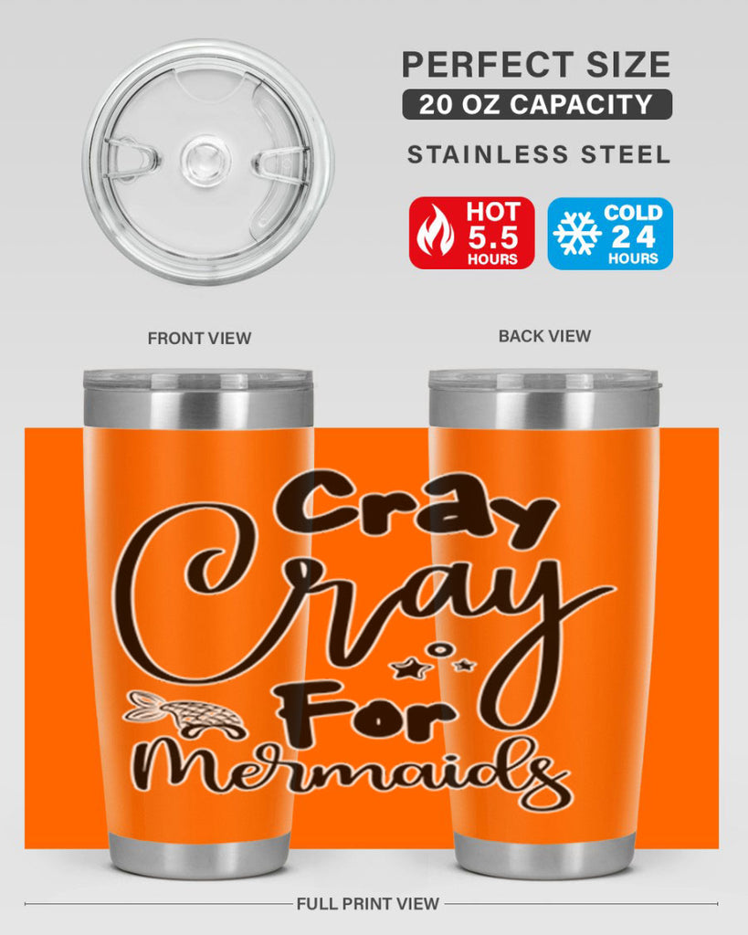 Cray Cray For Mermaids 88#- mermaid- Tumbler