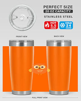 Cute Owl A TurtleRabbit 2#- owl- Tumblers
