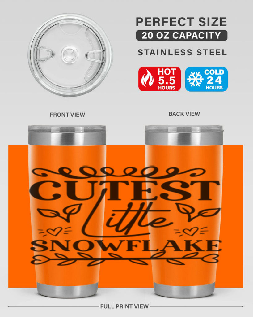 Cutest Little Snowflake 88#- winter- Tumbler