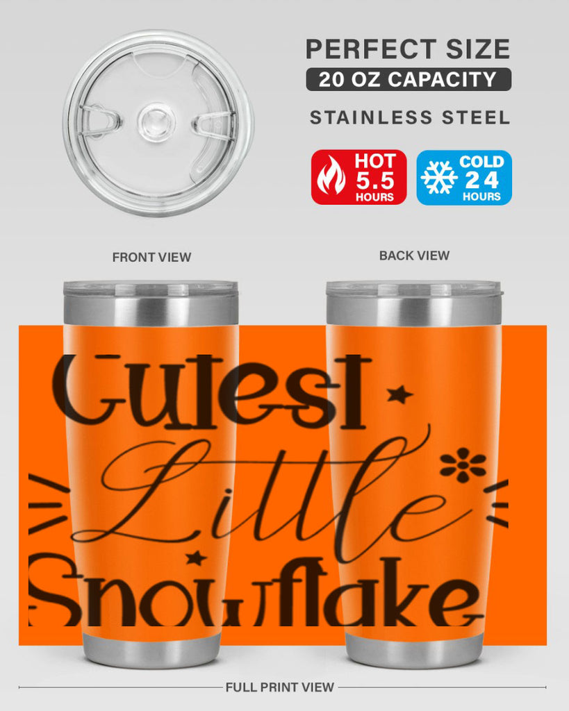 Cutest Little Snowflake90#- winter- Tumbler