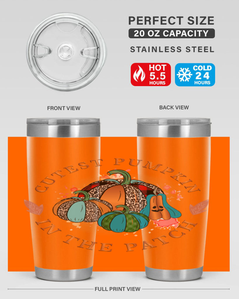 Cutest Pumpkin in the Patch 65#- fall- Tumbler