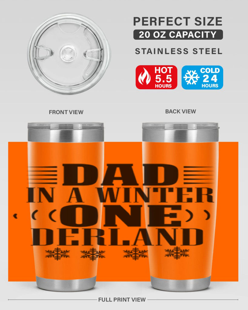 DAD IN A WINTER ONE DERLAND 91#- winter- Tumbler