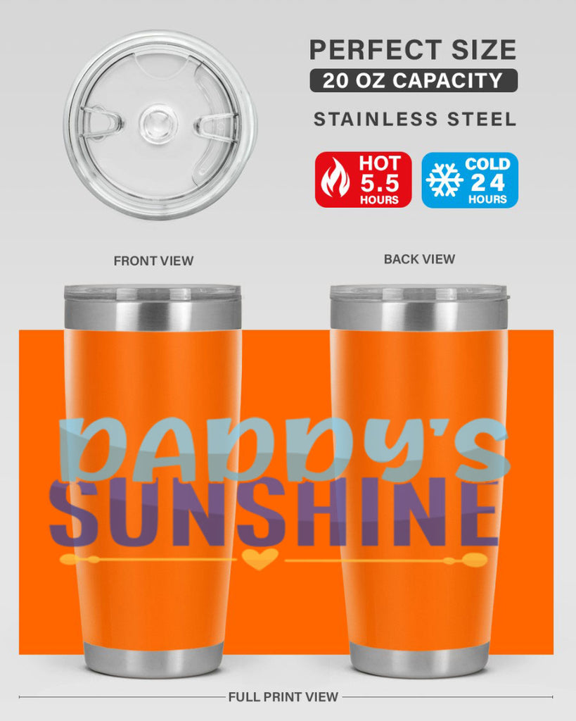 Daddys Sunshine 19#- dad- Tumbler
