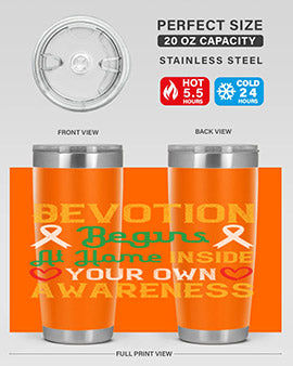 Devotion begins at home inside your own awareness Style 46#- self awareness- Tumbler