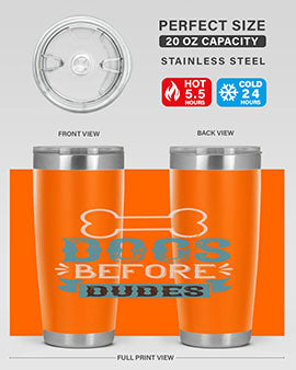 Dogs Before Dudes Style 215#- dog- Tumbler