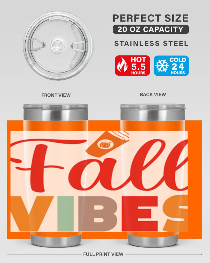 FallVibesdesign 166#- fall- Tumbler