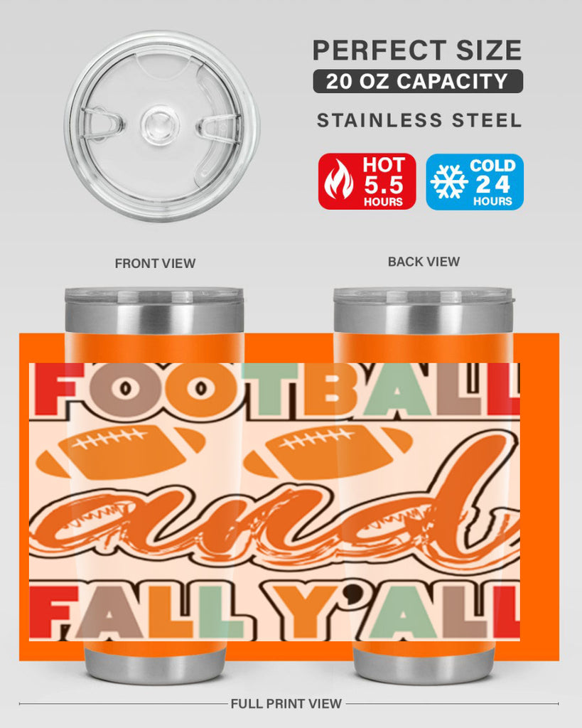 FootballandFallYall 186#- fall- Tumbler