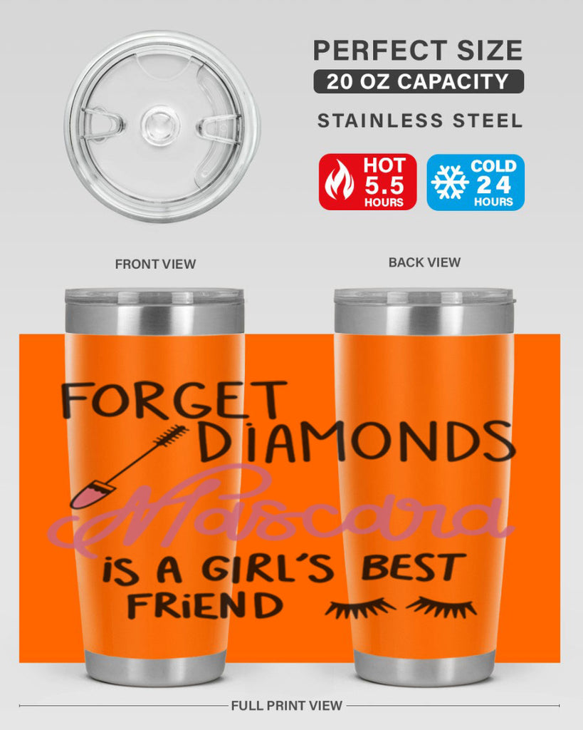 Forget Diamonds Mascara is a Girls Best Friend Style 100#- make up- Tumbler