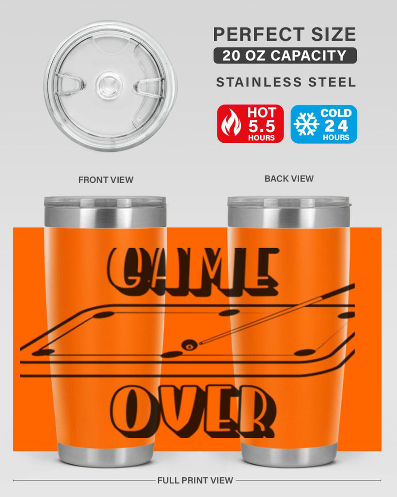 Game over 1218#- billards- Tumbler