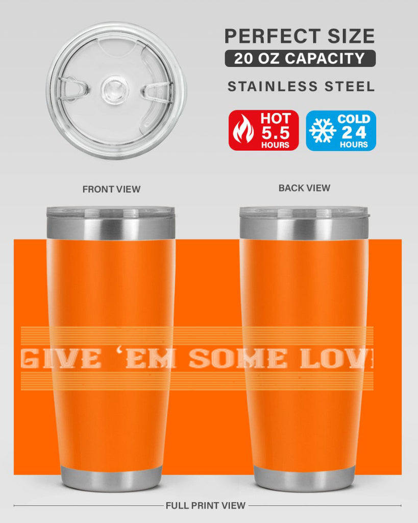 Give ‘em some love 2258#- badminton- Tumbler