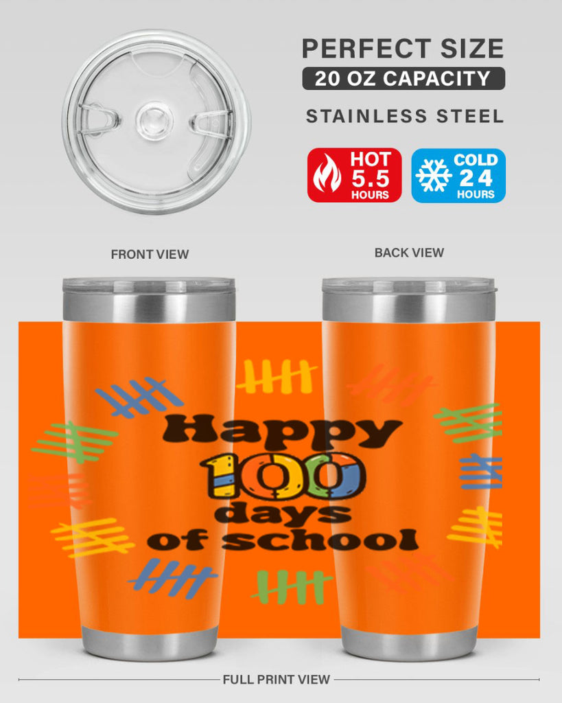 Happy 100 Days of School 51#- 100 days of school- Tumbler