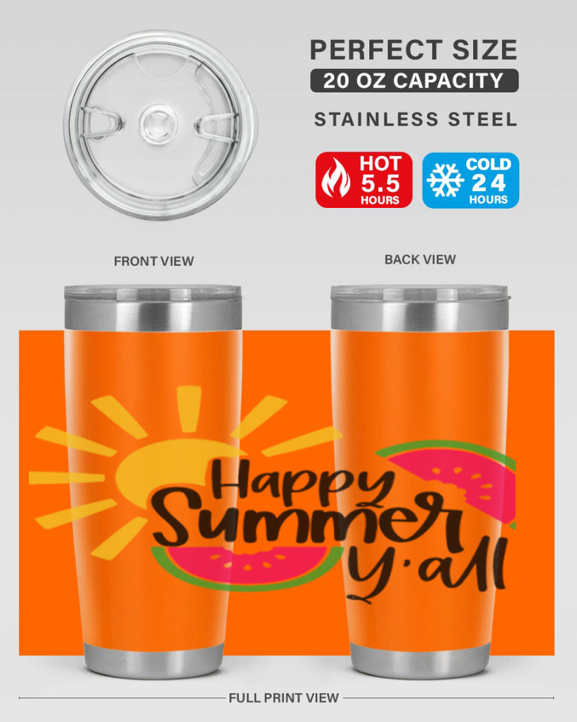 Happy Summer Yall Style 41#- summer- Tumbler