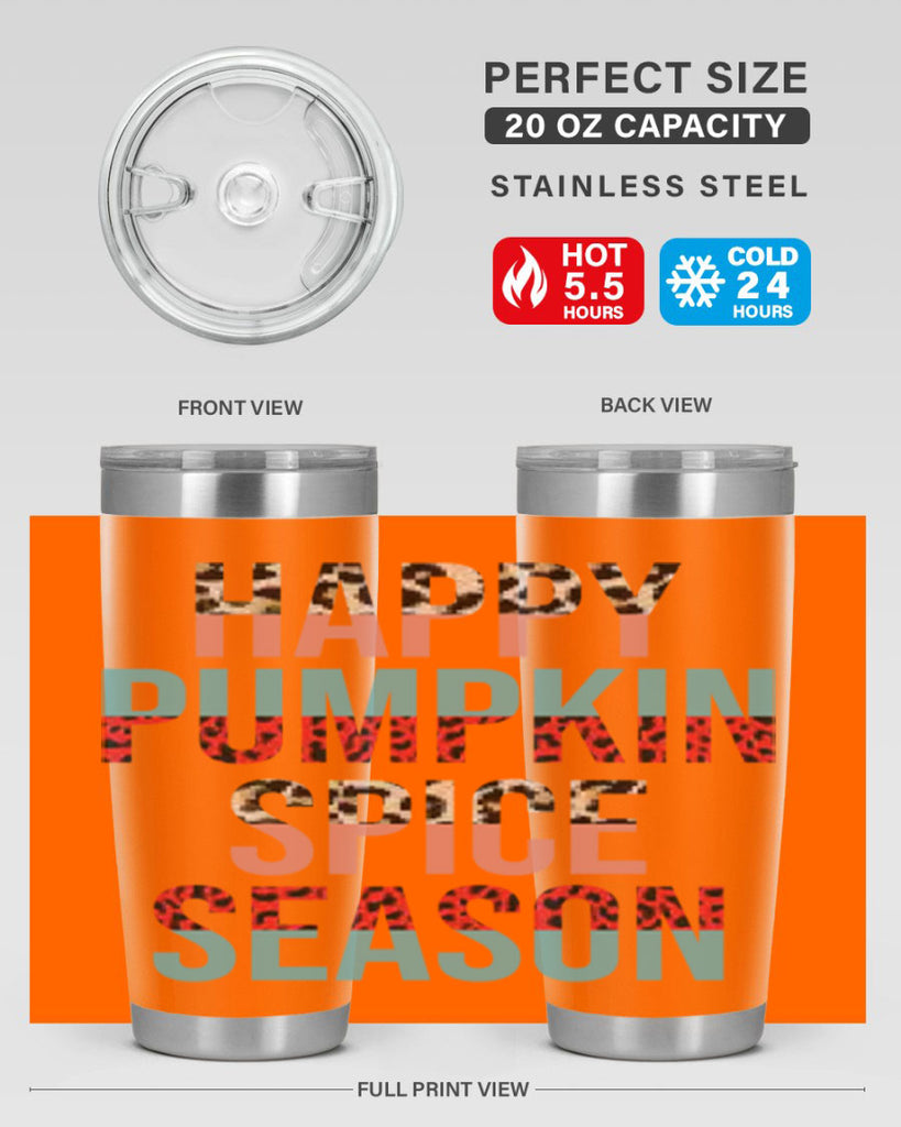 Happy pumpkin spice season 242#- fall- Tumbler