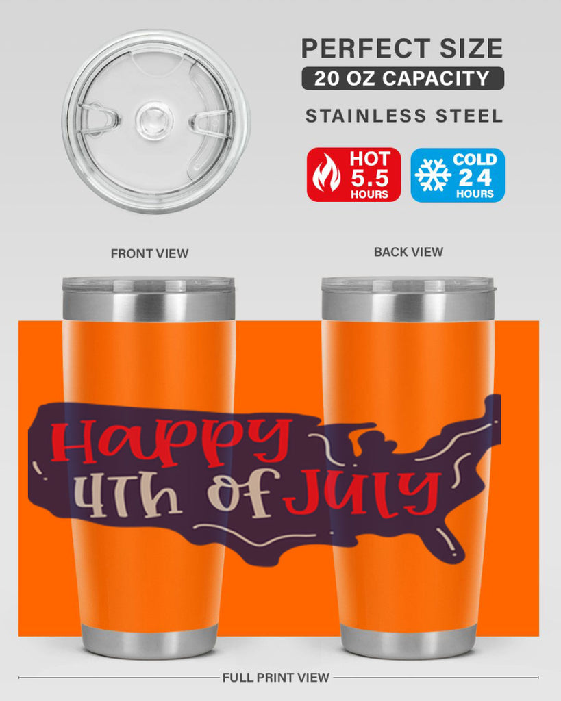 Happy th Of July Style 153#- Fourt Of July- Tumbler