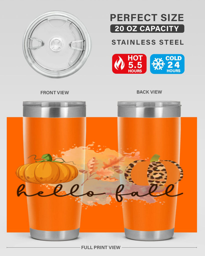 Hello Fall 277#- fall- Tumbler