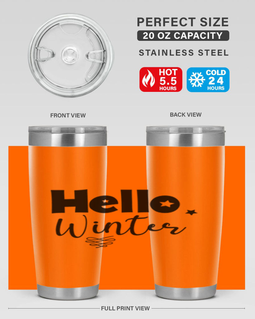 Hello Winter 170#- winter- Tumbler