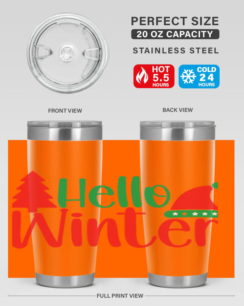 Hello Winter 180#- winter- Tumbler