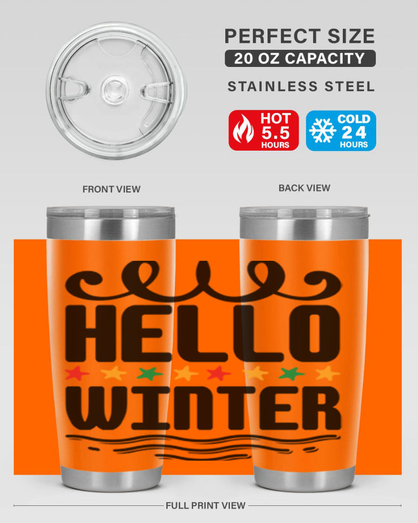 Hello Winter 185#- winter- Tumbler