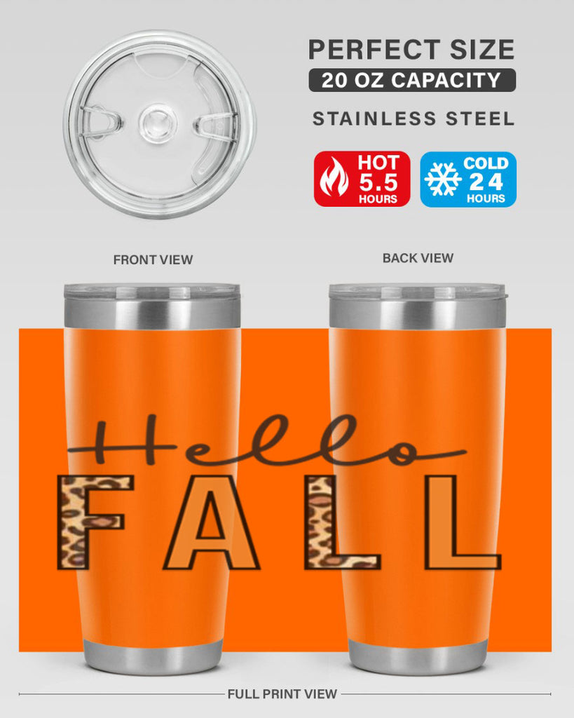 Hello fall 276#- fall- Tumbler