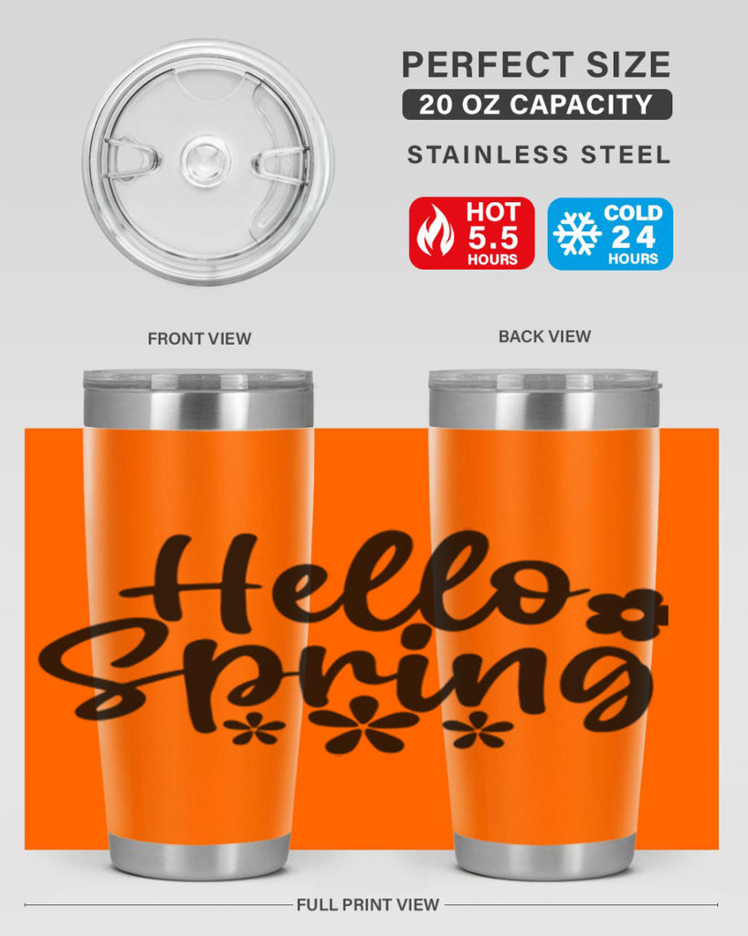 Hello spring  design 232#- spring- Tumbler