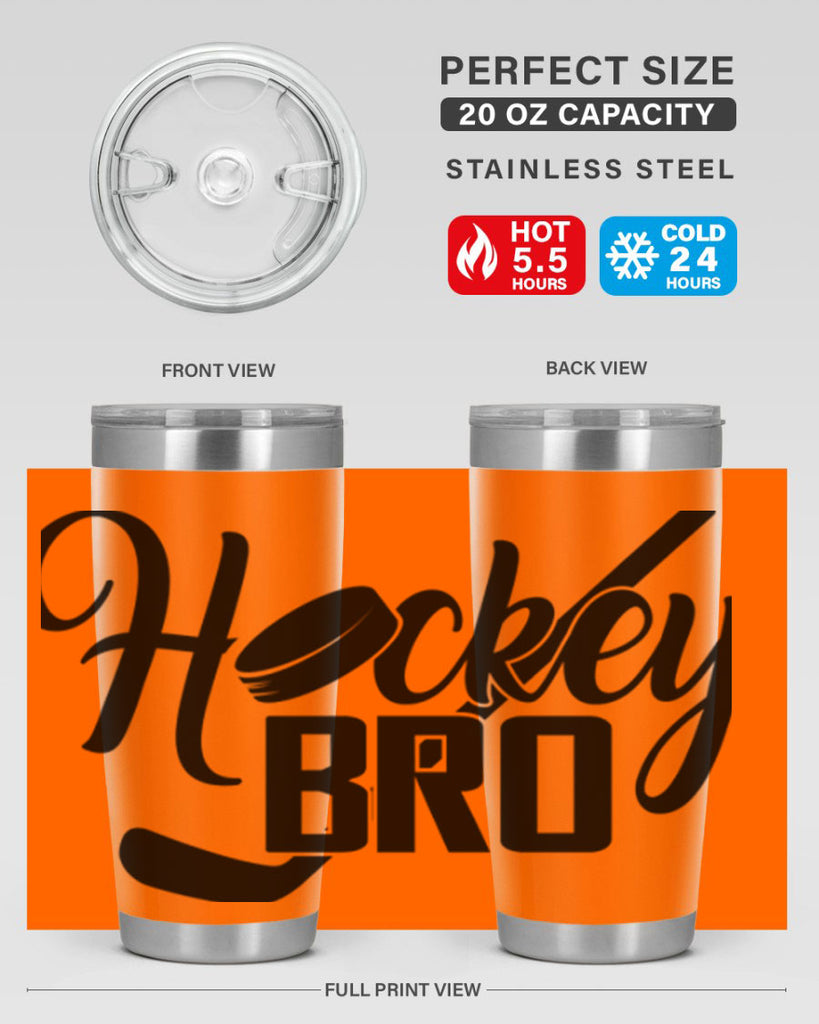 Hockey bro 1190#- hockey- Tumbler