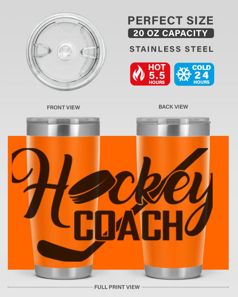 Hockey coach 1189#- hockey- Tumbler