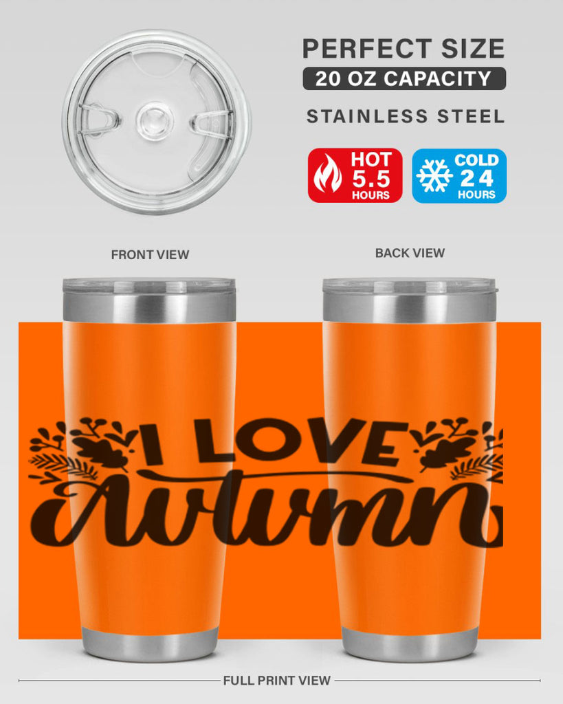 I Love Autumn 497#- fall- Tumbler