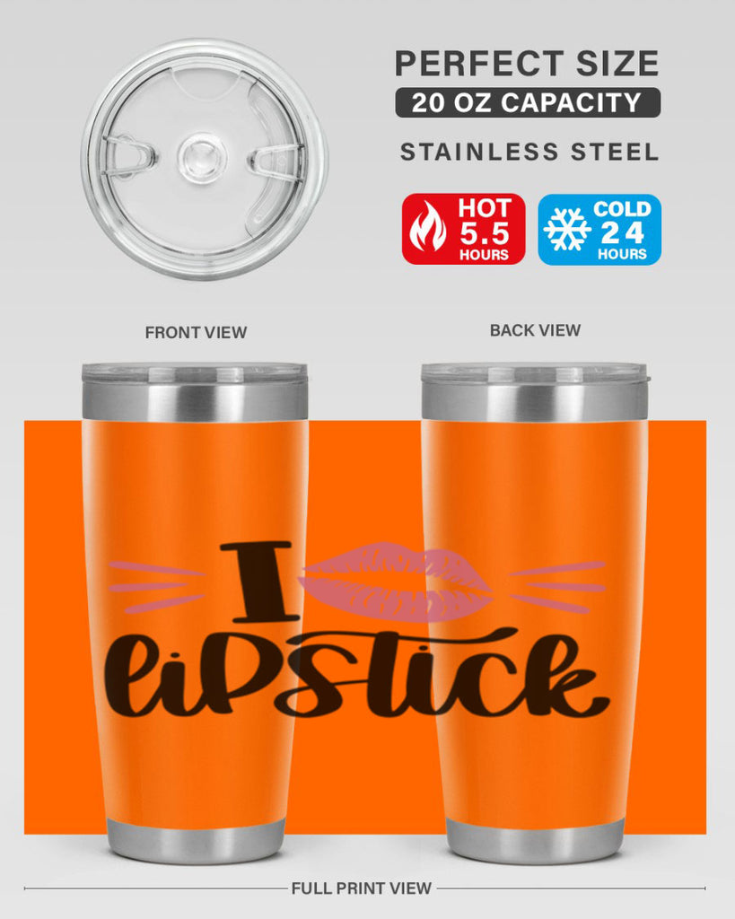 I Love Lipstick Style 86#- make up- Tumbler