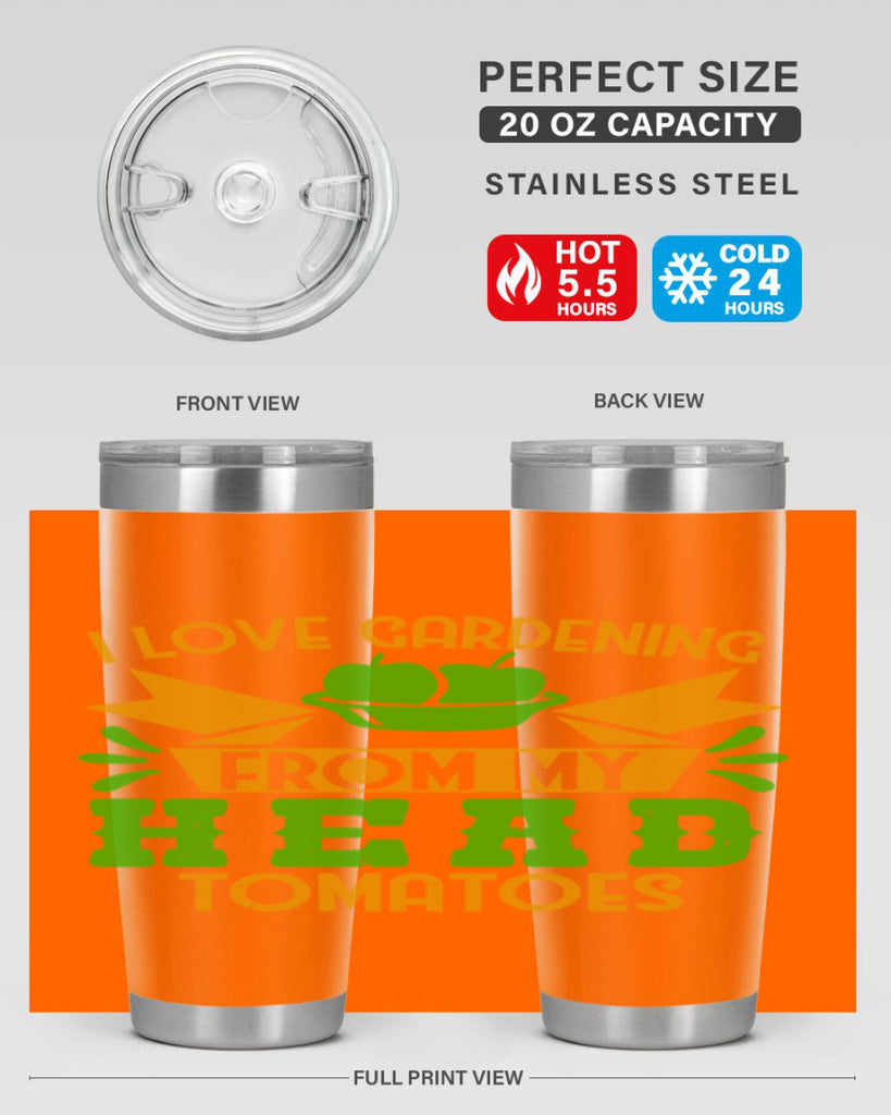 I love gardening from my head tomatoes 54#- farming and gardening- Tumbler