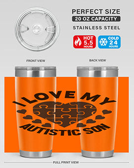 I love my Style 46#- autism- Tumbler