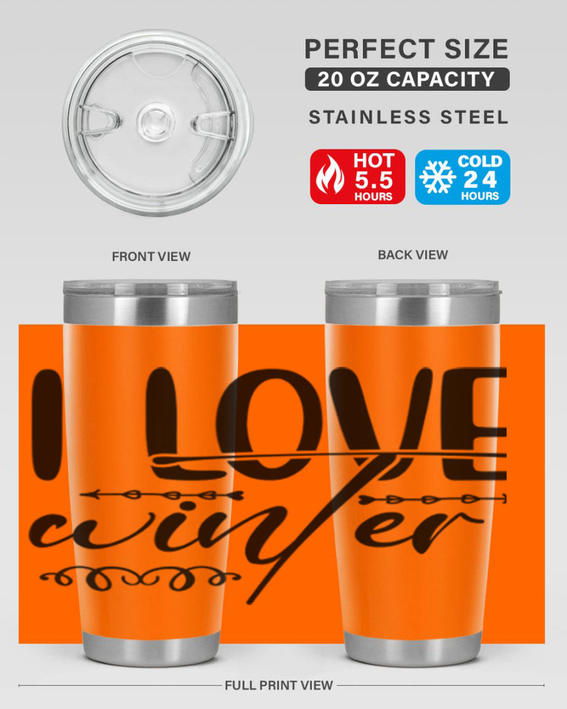 I love winter 243#- winter- Tumbler