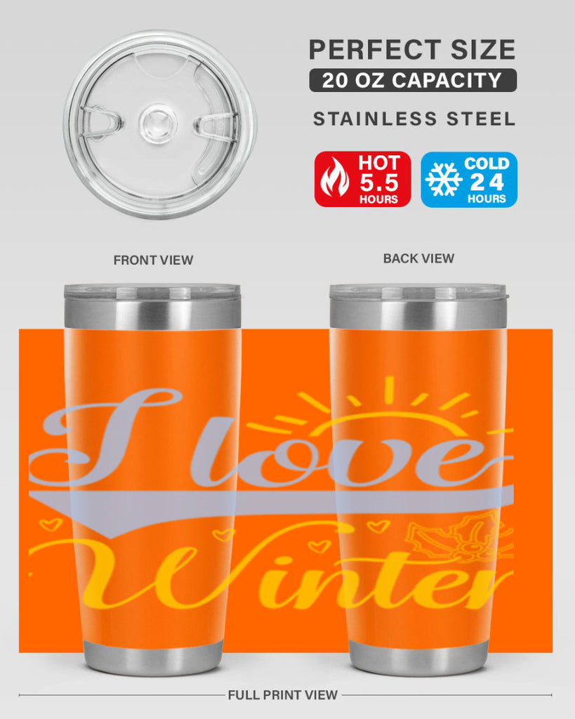 I love winter228#- winter- Tumbler