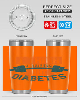 I think I can wipe out diabetes Style 30#- diabetes- Tumbler