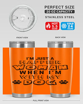 Im Just A Style 39#- dog- Tumbler