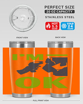 Im ok Style 30#- corona virus- Tumbler