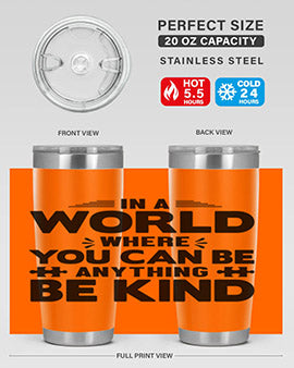 In a world Style 48#- autism- Tumbler