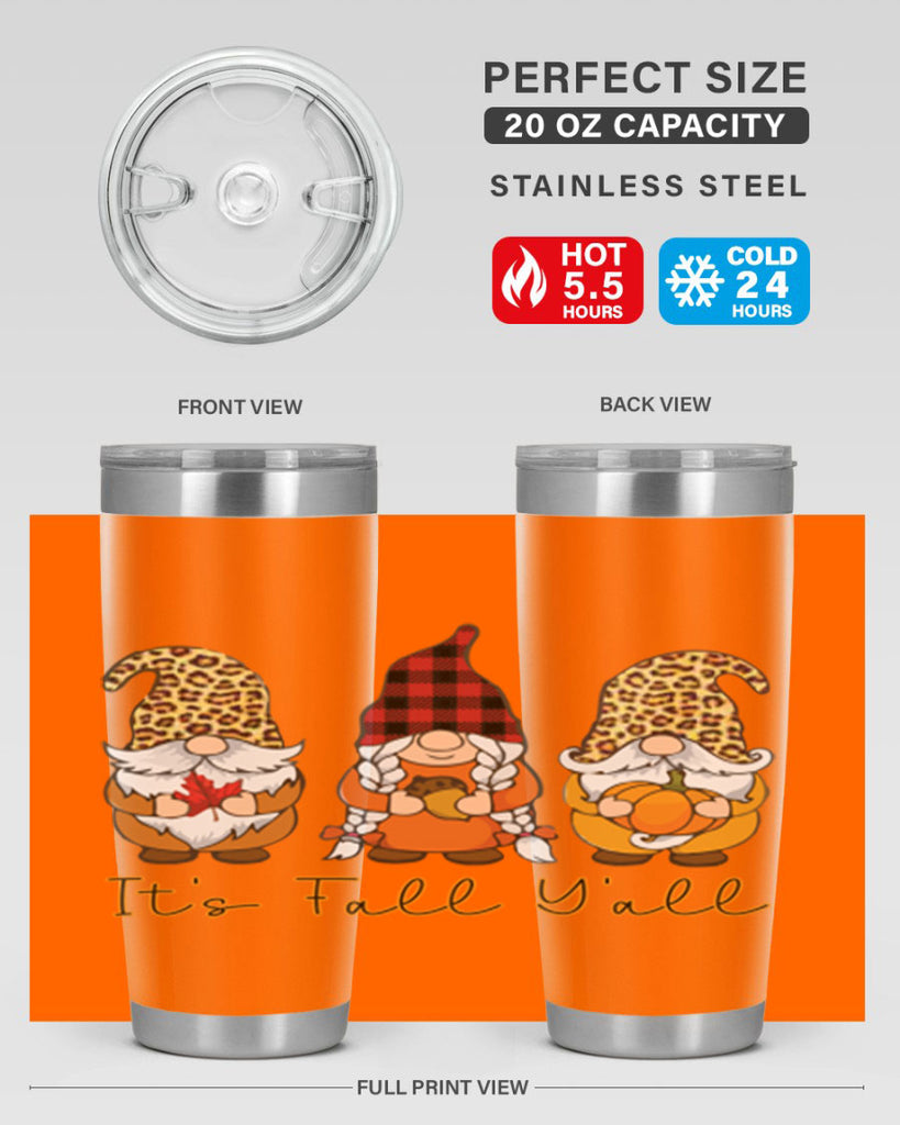 It s Fall Y all Gnome 362#- fall- Tumbler