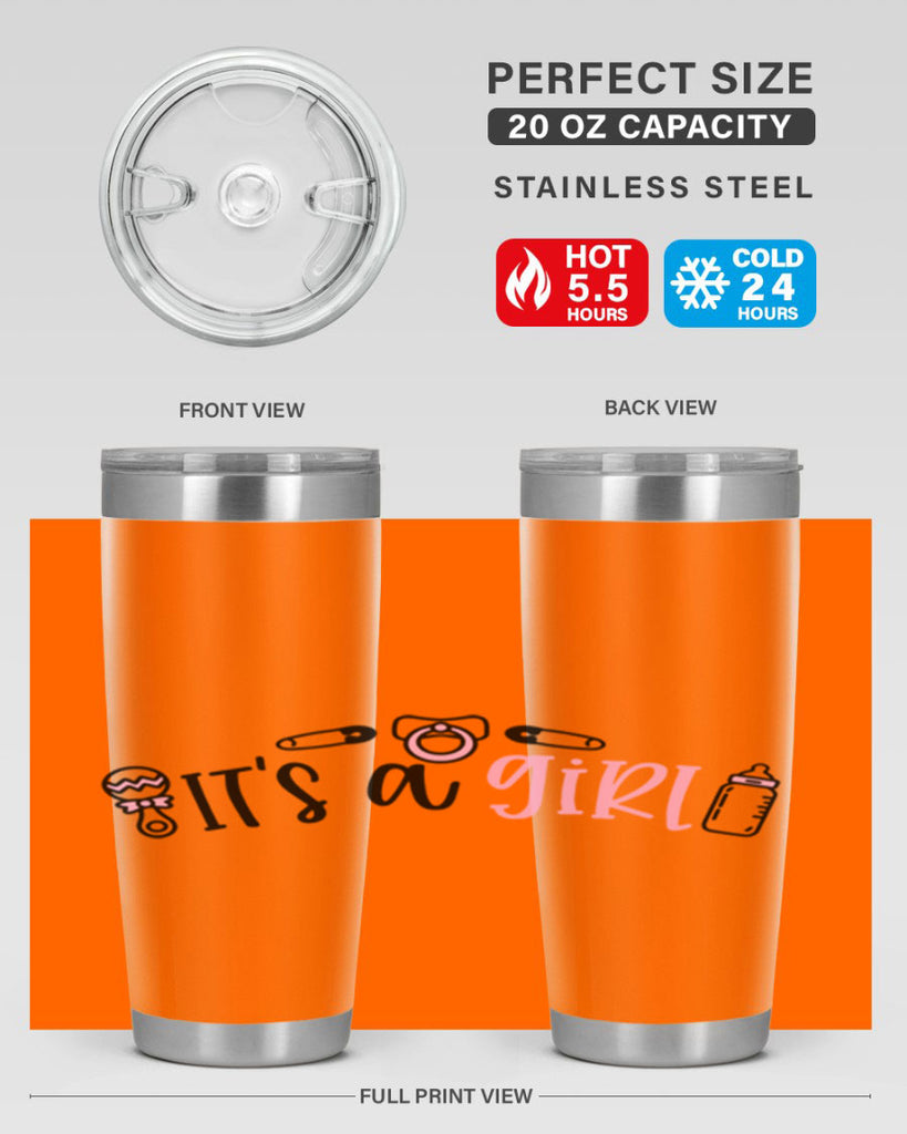 Its A Girl Style 78#- baby- tumbler