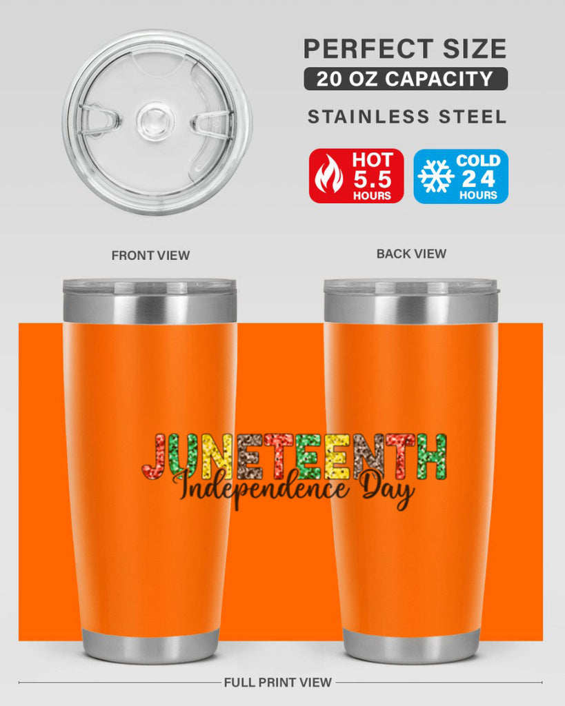 Juneteenth Independence Day 37#- Juneteenth- tumbler