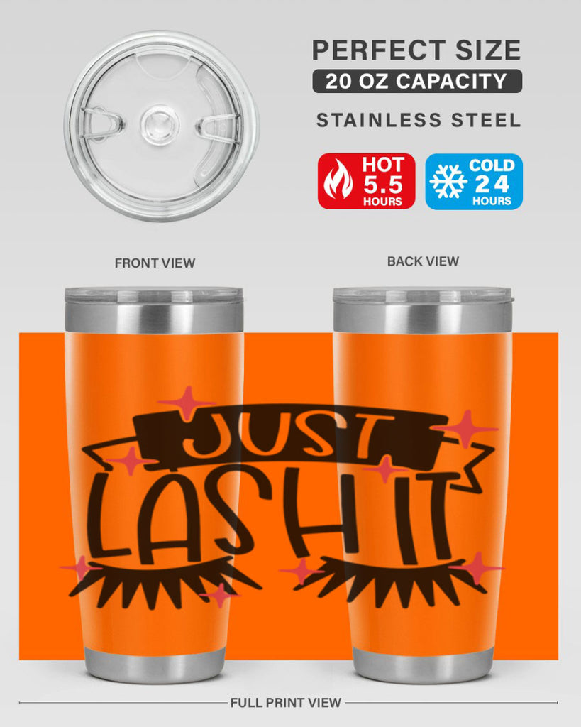 Just Lash It Style 77#- make up- Tumbler