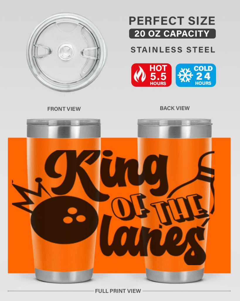 King of the lanes 956#- bowlig- Tumbler